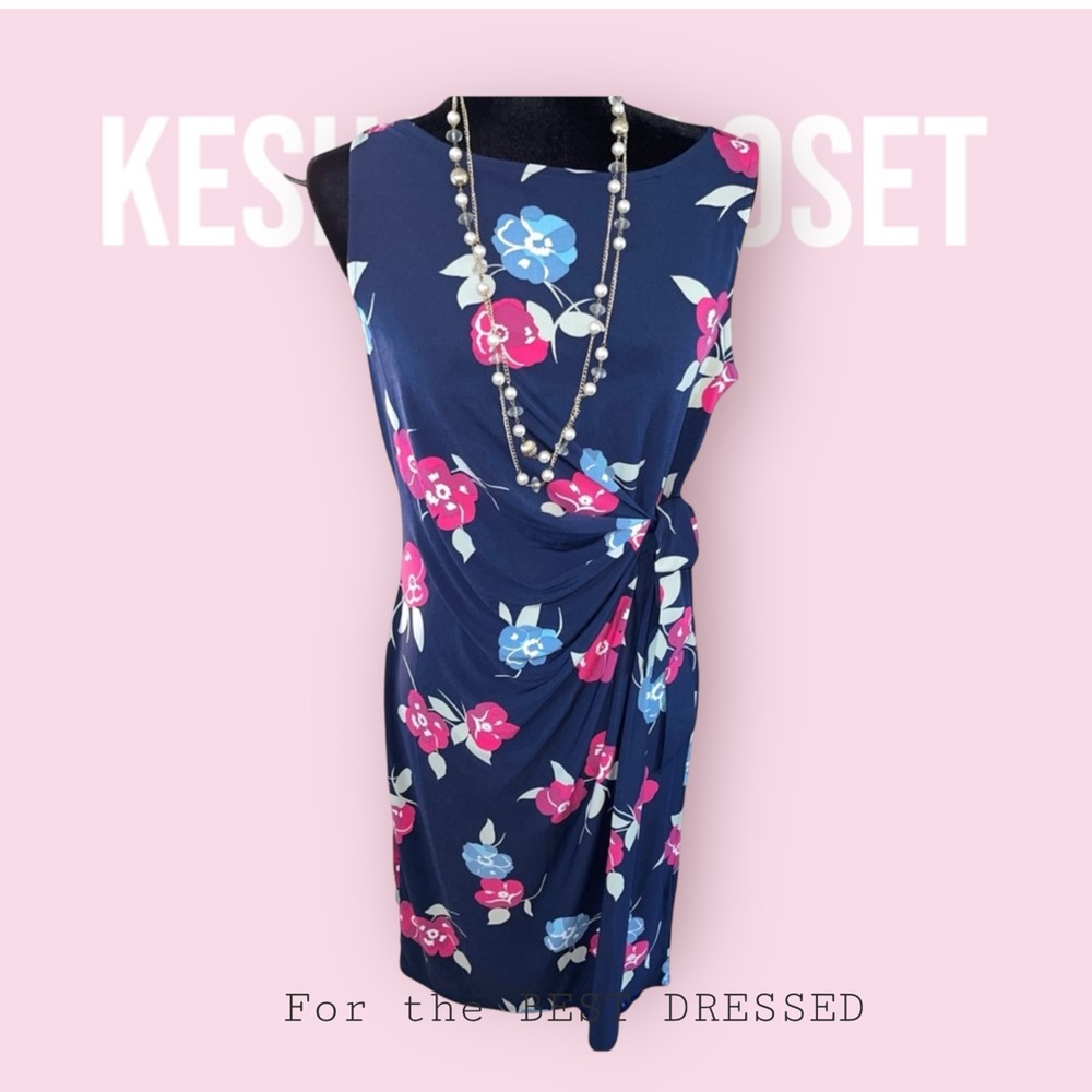ANN TAYLOR Sleeveless Dress with side tie